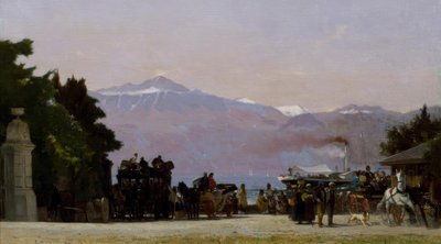 En Ouchy af Francois Louis David Bocion