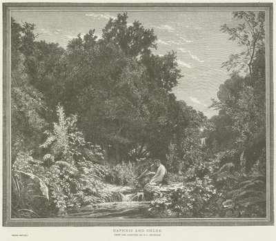 Daphnis og Chloe af Francois Louis Francais