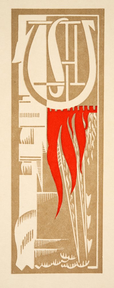 Grafisk illustration fra Prométhée Enchaîné af Aeschylus, pub. 1941 (stenciltryk) af Francois Louis Schmied