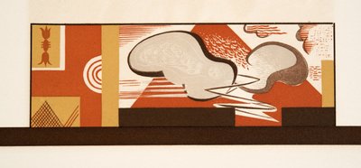 Grafisk illustration fra Prométhée Enchaîné af Aeschylus, pub. 1941 (stenciltryk) af Francois Louis Schmied