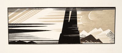 Grafisk illustration fra Prometheus i lænker af Aischylos, udgivet af Aischylos. 1941 (stencilprint) af Francois Louis Schmied