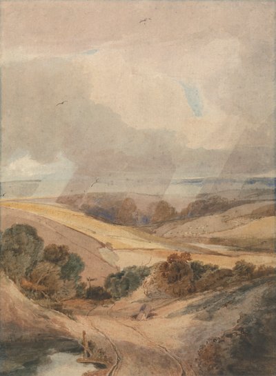 Mousehold Heath, Norwich af Francois Louis Thomas Francia