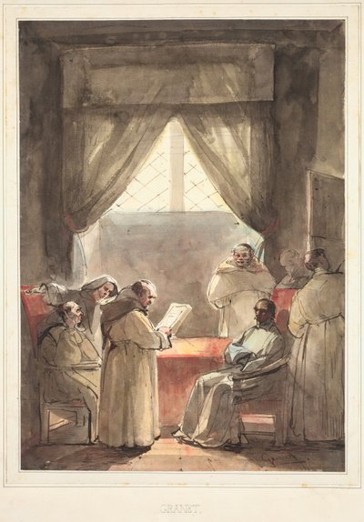 Munkene af Francois Marius Granet