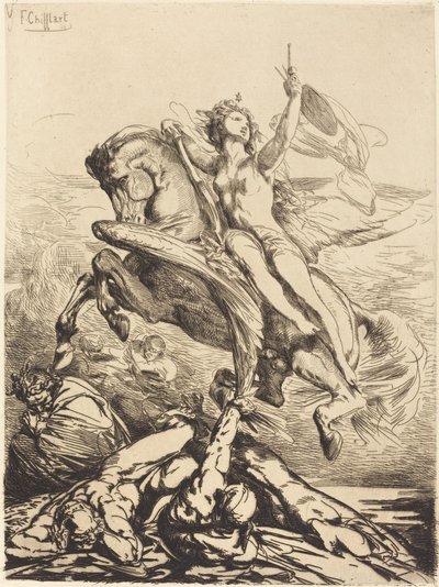 Kunstens geni af Francois Nicolas Chifflart