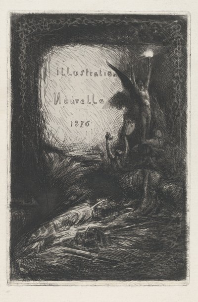 Nouvelle Illustration, 1876. af Francois Nicolas Chifflart