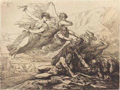 Retfærdighed, Hævn og Sandhed af Francois Nicolas Chifflart