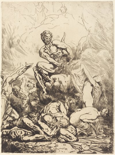 Sølvdjævelen af Francois Nicolas Chifflart