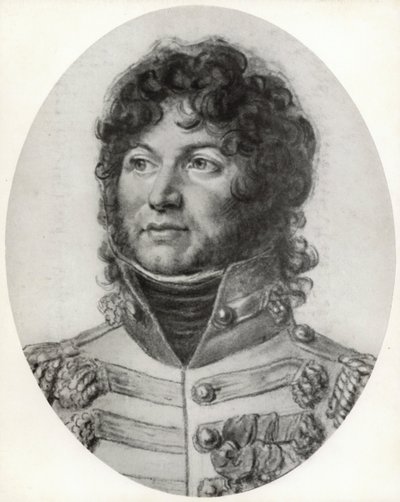 Portræt af Joachim Murat (litografi) af Francois Pascal Simon (after) Gerard