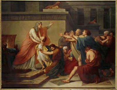 Josef genkendt af sine brødre (maleri på lærred) af Francois Pascal Simon Baron Gerard