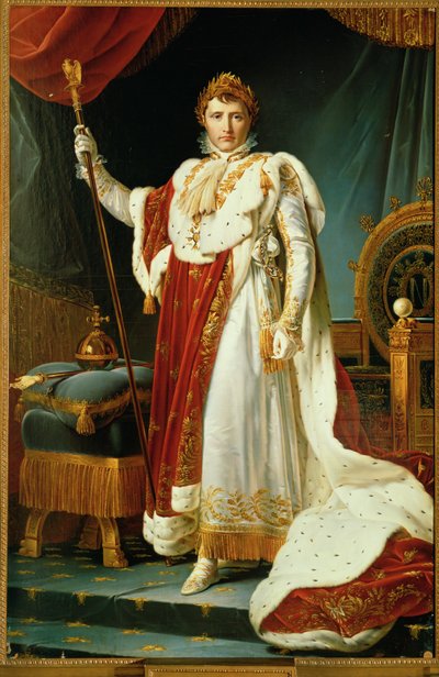 Napoleon I i kroningsdragt ... af Francois Pascal Simon Baron Gerard
