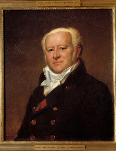 Portræt af Baron Jean Nicolas Corvisart-Desmaretz (Corvisart Desmaretz af Baron François Pascal Simon Gérard
