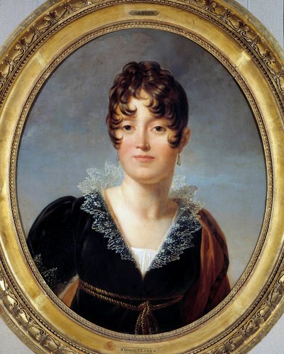 Portræt af Desiree Clary af Francois Pascal Simon Baron Gerard
