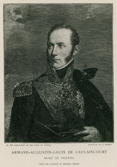 Armand-Augustin-Louis de Caulaincourt af Francois Pascal Simon Gerard