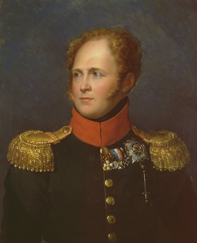 Portræt af kejser Alexander I 1777-1825, ca 1814 af Francois Pascal Simon Gerard