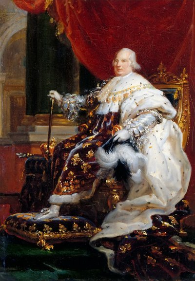 Portræt af Ludvig XVIII 1755-1824 af Francois Pascal Simon Gerard