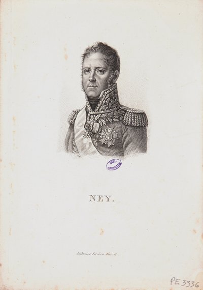 Portræt af marskal Michel Ney, 1814 af Francois Pascal Simon Gerard