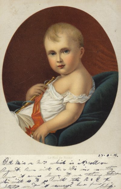 Roi de Rome (farvet litografi) af Francois Pascal Simon Gerard