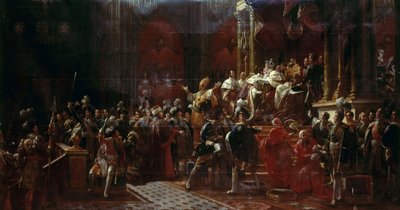 Kroningen af Charles X af Frankrig i Reims, 29. maj 1825 af Francois Pascal Simon Gerard