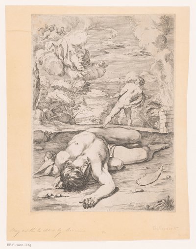 Kain dræber Abel af Francois Perrier