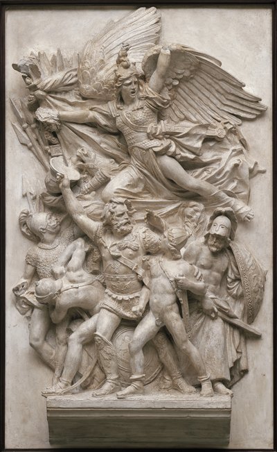 De frivilliges afgang i 1792 (Marseillaisen) c.1835 (gips) af Francois Rude