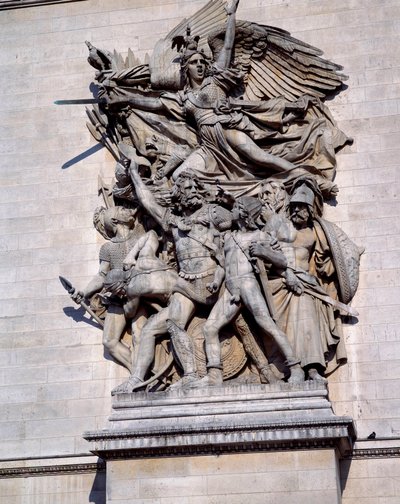 Marseillaisen fra Triumfbuen i Paris. Skulptur af Francois Rude (1784 - 1855) af Francois Rude