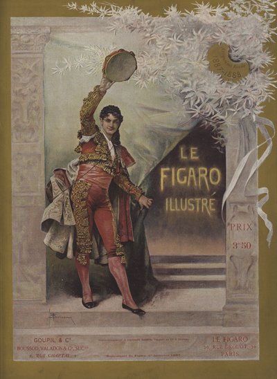 Forside af Le Figaro Illustre, 1. december 1887 af Francois Schommer