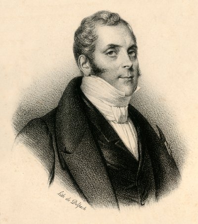 Auber, 1782-1871, c1830. af Francois Seraphin Delpech