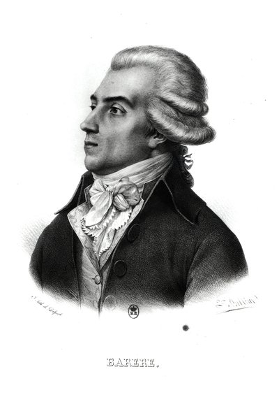 Bertrand Barere de Vieuzac (1755-1841) (gravering) (bw foto) af Francois Seraphin Delpech