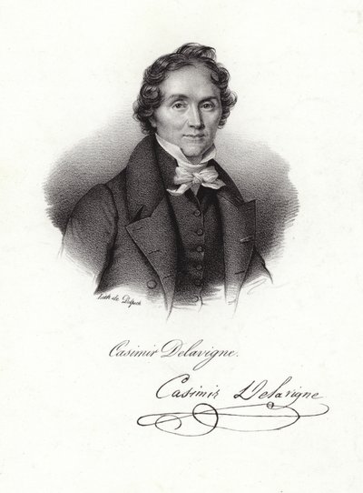 Casimir Delavigne af Francois Seraphin Delpech