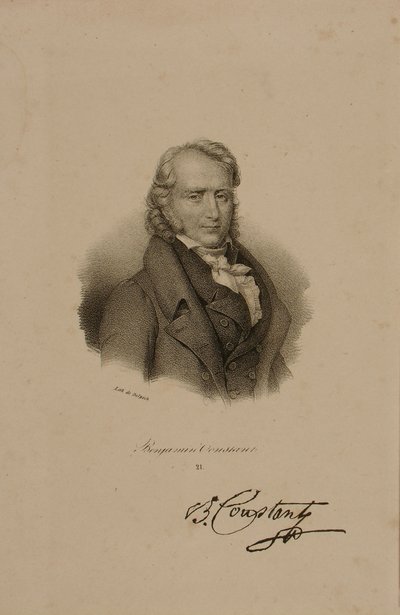 Henri Benjamin Constant de Rebecque (1767-1830) af Francois Seraphin Delpech