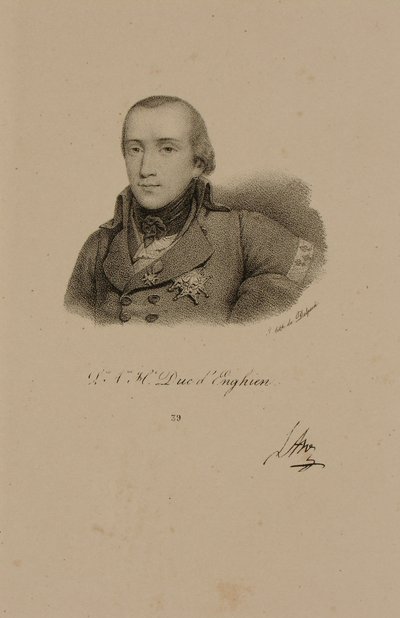 Louis Antoine Henri de Bourbon (1772-1804) Hertug af Enghien iført kondeuniform af Francois Seraphin Delpech