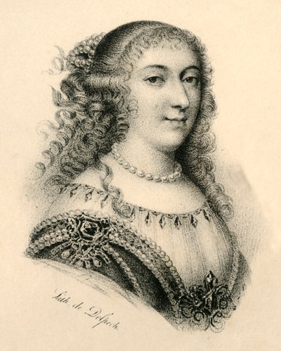 Mademoiselle de Montpensier, 1627-1693, c1830. af Francois Seraphin Delpech