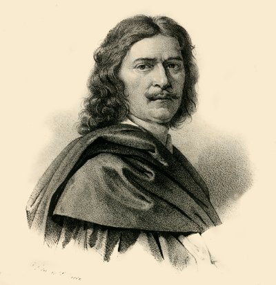 Nicolas Poussin, 1594-1665, c1830. af Francois Seraphin Delpech