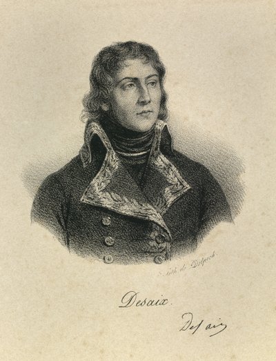 Portræt af general Louis Charles Antoine Desaix af Francois Seraphin Delpech