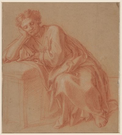 Studie af en hvilende mand af Francois Verdier