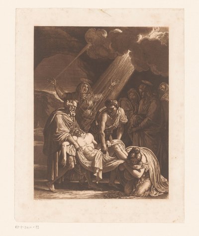 Kristi begravelse af Francois Xavier Fabre