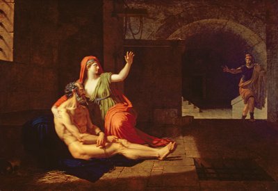 Romersk velgørenhed (Cimon og Pero) 1800 af Francois Xavier Fabre