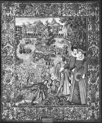 Vandfestival for Henri III (1551-89) og Louise de Lorraine (1553-1601) Bruxelles Workshop, ca. 1580 af Francois after Quesnel