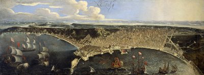 Generel udsigt over Napoli af Francois de Nome