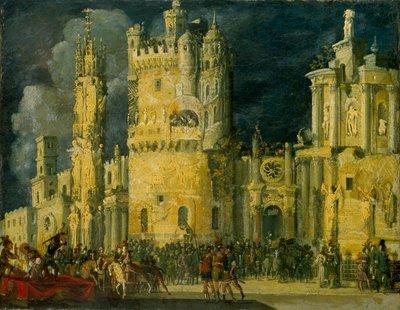 En kvindelig helgens martyrium, begyndelsen af det 17. århundrede af Francois de Nome