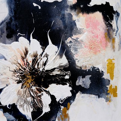 Hvidguldblomst af Françoise Wattré