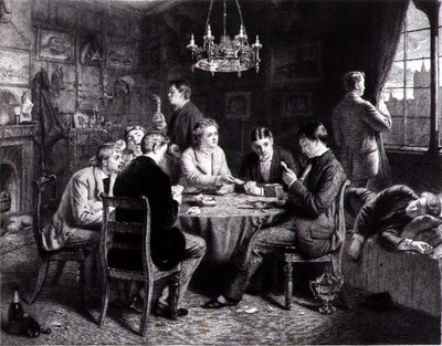 Reverie - A Voice from Far Away, indgraveret af Robert W. Macbeth (1848-1910) pub. af Thomas McLean af Frank (after) Dicksee