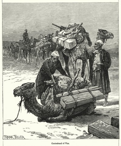 War Contraband of War (gravering) af Frank (after) Feller