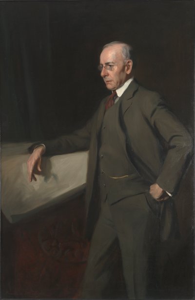 Portræt af Louis Henri Sullivan af Frank A. Werner