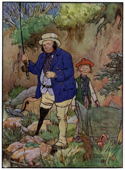 Three Jolly Fishermen (farve litho) af Frank Adams