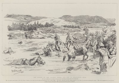 The Rising of the Tugela, boerne afskåret ved Hlangwani Hill af Frank Algenon Stewart