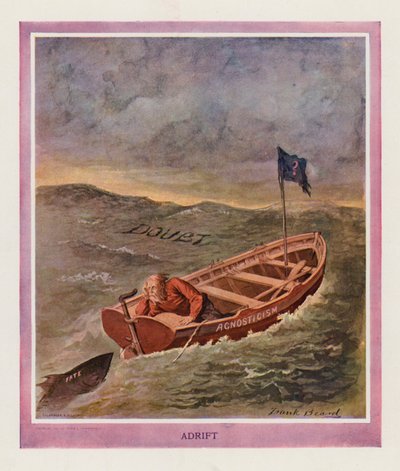 Adrift (farvelitografi) af Frank Beard