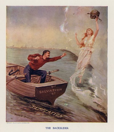 The Backslider (farvelitografi) af Frank Beard