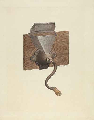 Kaffemølle af Frank C. Barks