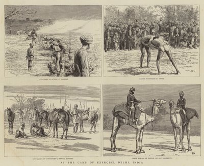 I træningslejren, Delhi, Indien af Frank Dadd